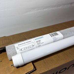 Lote x14 tubo led 8w, blanco, luz fría