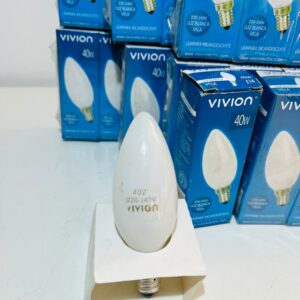 Lote x34 lámpara incandescente luz blanca veta, 40w