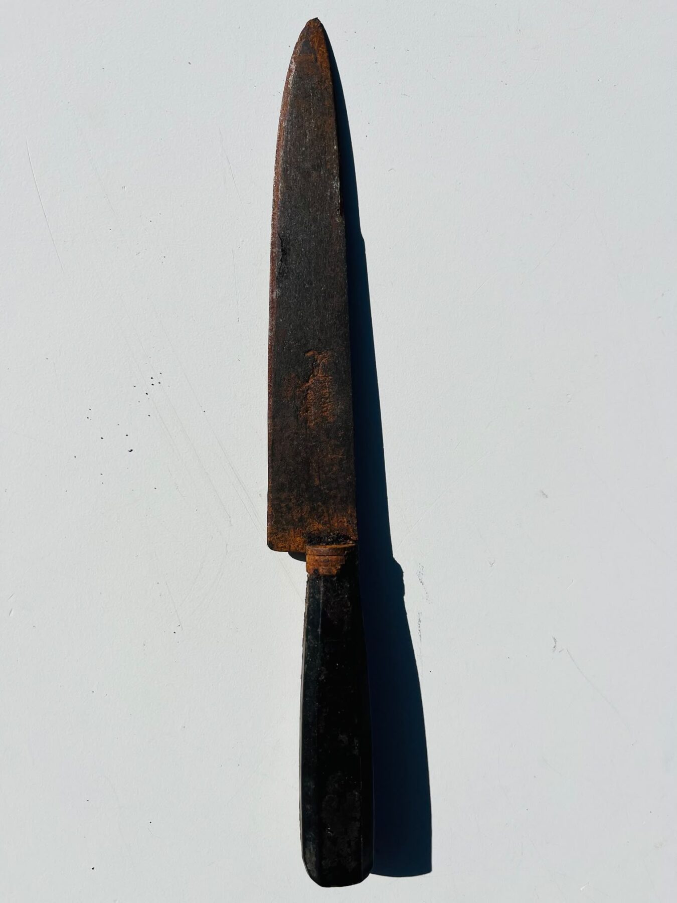 Cuchillo Franz Wenz Solingen, mango negro