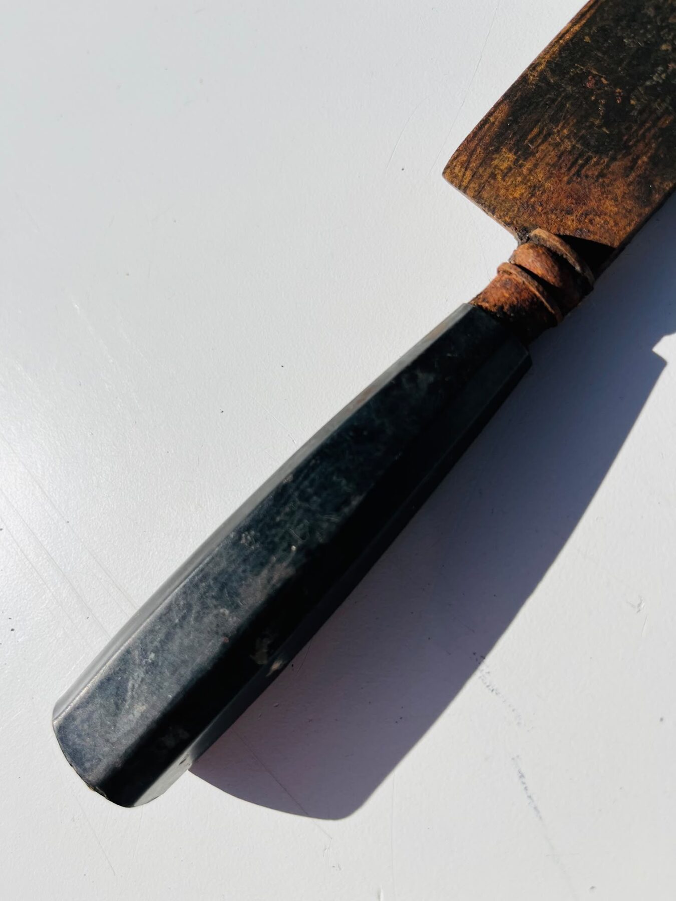 Cuchillo Franz Wenz Solingen, mango negro