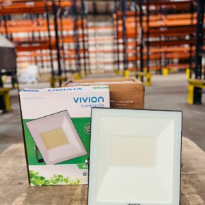 Lote x4 focos led luz fría 200W VIVION
