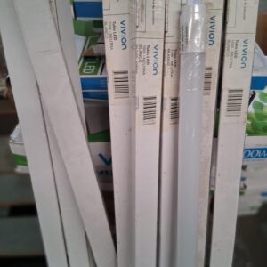 Lote x9 tubos led luz neutra blancos 58 cm 10 W VIVION