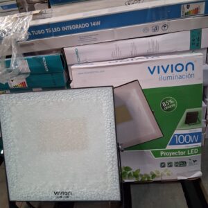 Lote x2 reflectores led 100 W VIVION (Con Detalles)