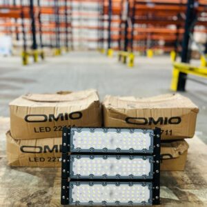 Lote x4 proyector led deportivofocos de exterior