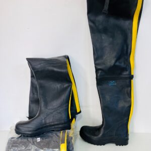 Lote x2 pares de botas de goma caña alta, talle 40 – 45