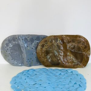 Lote x10 alfombras de baño, 65x37 cm
