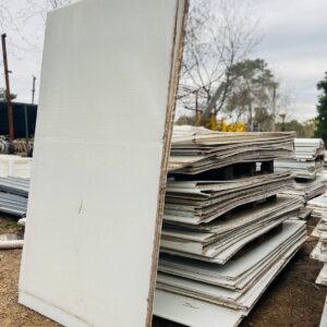 Lote x10 placas de policarbonato 2,12x1,16 m aprox