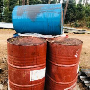 Lote x5 tanques de chapa 200 L