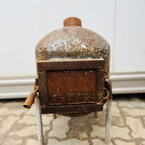 Estufa rustica en hierro 60 cm A - 40 cm D