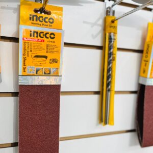 Lote x8: lijas, mechas de pared 12x200 mm y cucharas de albañil