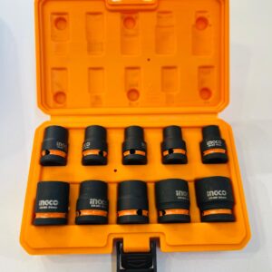 Juego de dados Ingco 10 u (de 15 a 24 mm)
