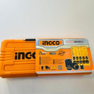 Juego de dados Ingco 10 u (de 15 a 24 mm)