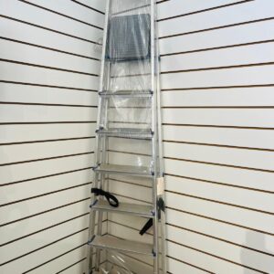 Escalera en aluminio Wadfow 7 escalones, 120kg / 1.94m