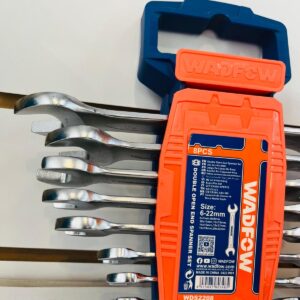 Lote x2: kit de llaves de boca x8 (6 a 22 mm) y tester digital Wadfow