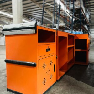 Pasa caja para supermercado + isla