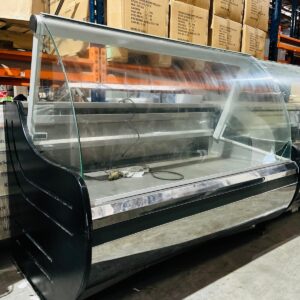 Vitrina 1,5 m para carniceria (Vidrio roto)