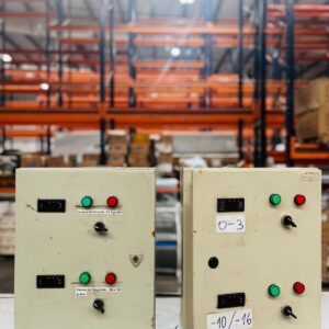 Lote x2 tableros de electricidad de control industrial