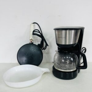 Lote x2: panquequera y cafetera Smartlife: FUNCIONA