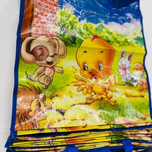 Lote x12 bolsas para mandados diseño infantil 50x48x26 cm