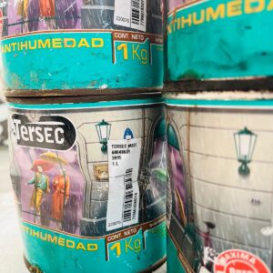 Lote x4 latas Tersec antihumedad 1 kg