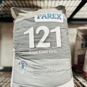 Mortero parex 121 dry gris de 25 kg