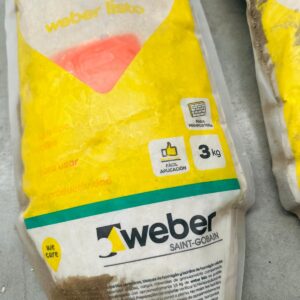 Lote x3 bolsas de mezcla para asientos Weber 18 kg