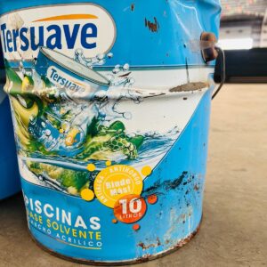 Lote x3 latas de solvente para piscina Tersuave de 10L