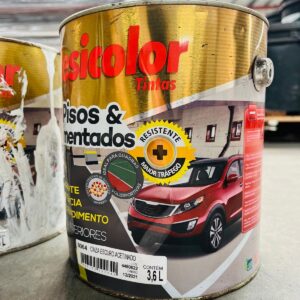 Lote x2 latas Resicolor pisos y cimentados, interior y exterior 3.6L
