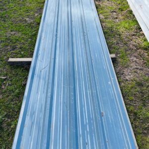 Lote x4 chapas trapecio, color gris 4,50x1,10 m