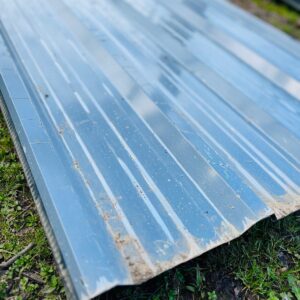 Lote x4 chapas trapecio, color gris 4,50x1,10 m