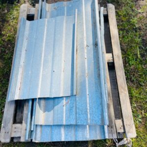 Lote x11 recortes de chapa tipo autoportante 61x47cm | 1,30x0,47 m