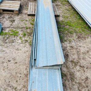Lote x9 chapas U45: 3,74 a 5,35x0,50 m