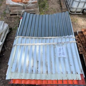 Lote x190 recortes de chapas onduladas 1,10x0,72 m | 1,36x1,10 m